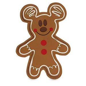 Disney Parks Mickey Mouse Gingerbread Zipper Coin Wallet Purse